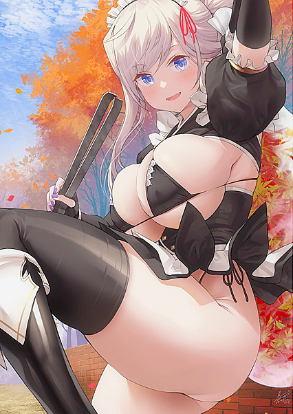 Horny AF Maids Gone Wild in XXX HENTAI PIC - MUSASHI Edition