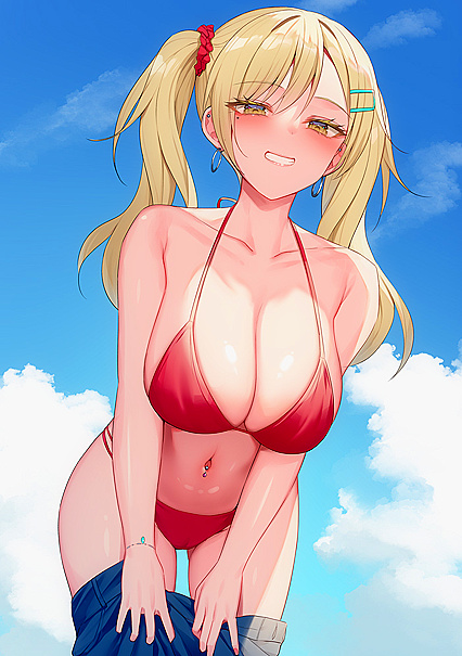 Horny AF Babe in Skimpy Ass-Flaunting Thong Gets Down & Dirty on Camera!