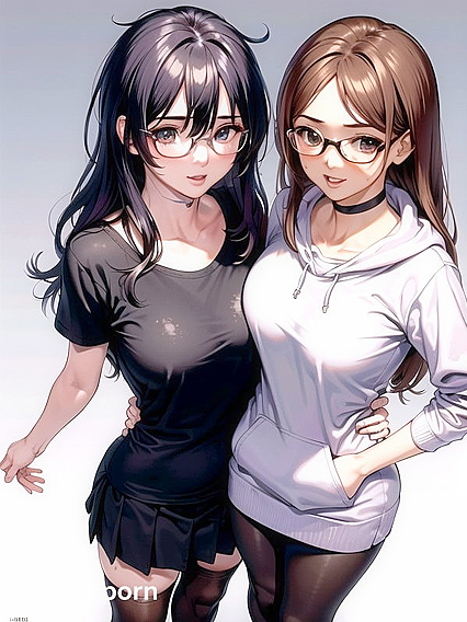 Choker-Loving Big Boobed Beauty in Long-Length Hentai AI Image