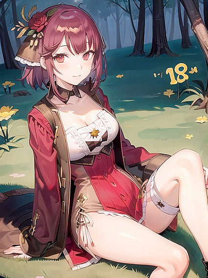 Sophie Casts Spells for Pleasure in the Vibrant Atelier Garden