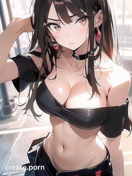 Angry Hentai Fantasies with Rounded Breasts andPaleSkin