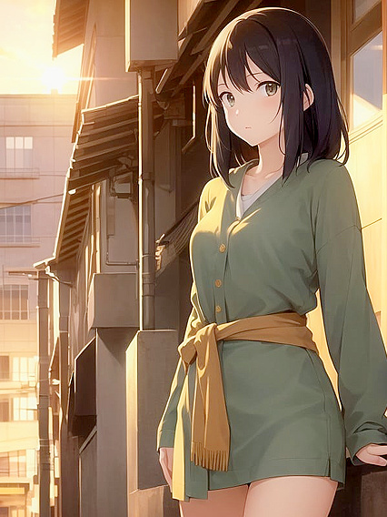 Hayao Miyazaki’s Studio Ghibli Style Anime Porn with Vibrant Colors andErotic Image