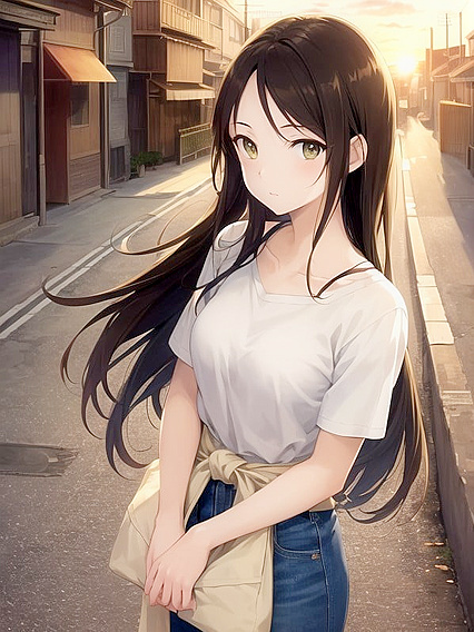 Studio Ghibli-Inspired hentai Art with Vibrant Full Color Pleasure Image