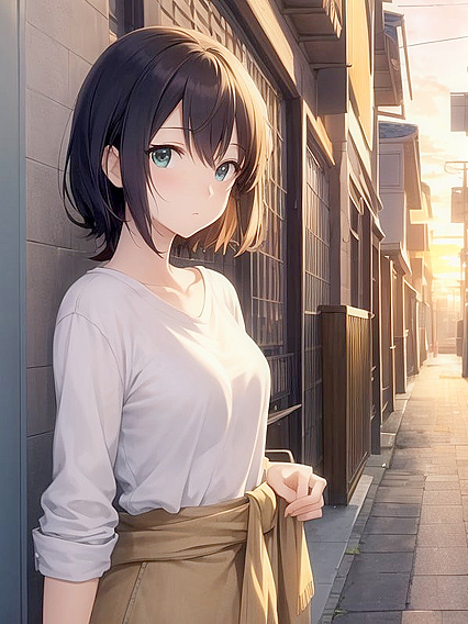 Hayao Miyazaki’s Studio Ghibli-Inspired Anime Beauty in Vibrant Hentai AI Image