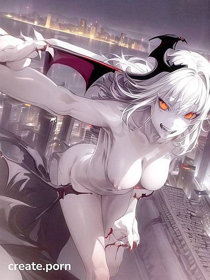 Waving Black Cape Sets the Image for High-Res Hentai Pleasure