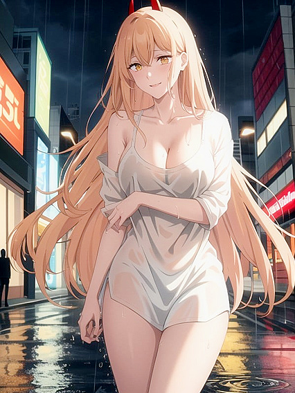 Dancing with Arms Outstretched in Powerful Hentai Ecstasy