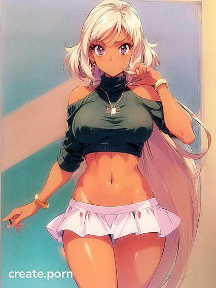 Loose Sweater Tease Turns Into Smoldering Hentai Seduction