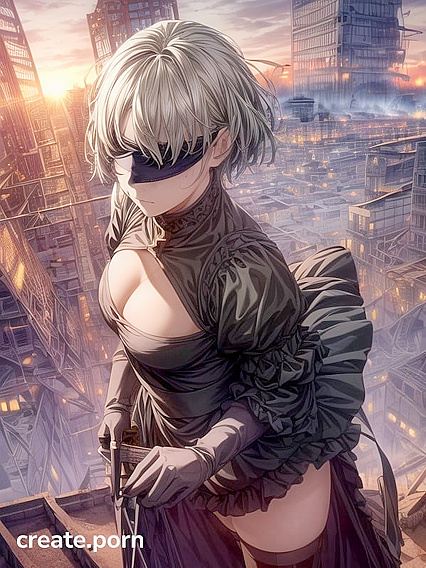 Swords and Survival - Post-Apocalyptic hentai in a Wild City Landscape