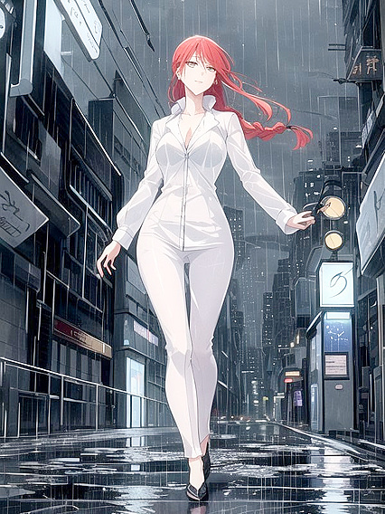 Urban Nightscapes - twinkling windows and towering buildings in hentai porn graphics