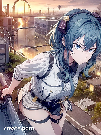 Painful Flames and Explosive Pleasure in High-Res Hentai AI Image