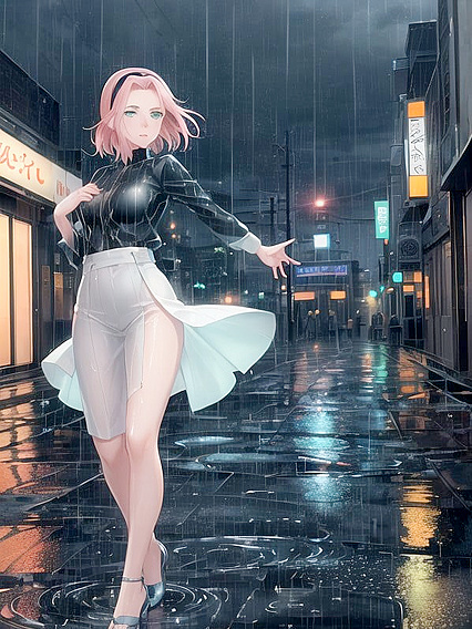 Neon Lights and City Shadows - A Hentai Journey Through Urban Lust