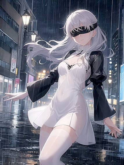 Hyper-Realistic Starlit NightSky Dance inUrbanEroticHentai Fantasy