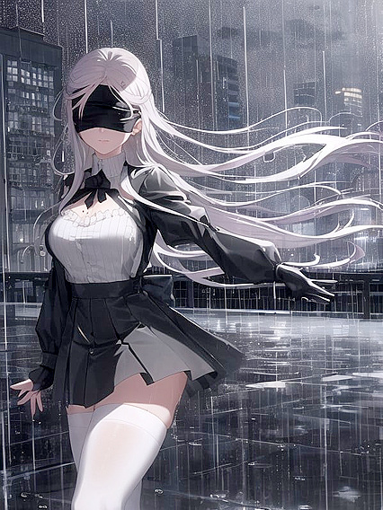 Neon Reflections and Cityscape Domination in!=(Hentai) pornstar Image