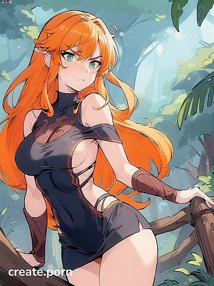 Druid and Barbarian Get Wild with Their Pet Bear in Steamy Hentai AI Image