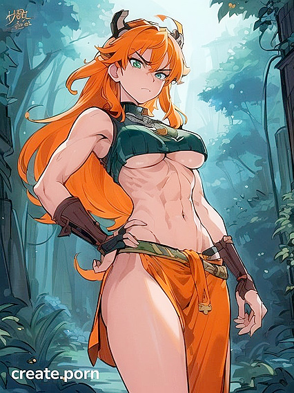 Barbarian Druid Gets Wild in Mind-Blowing Hentai AI Image