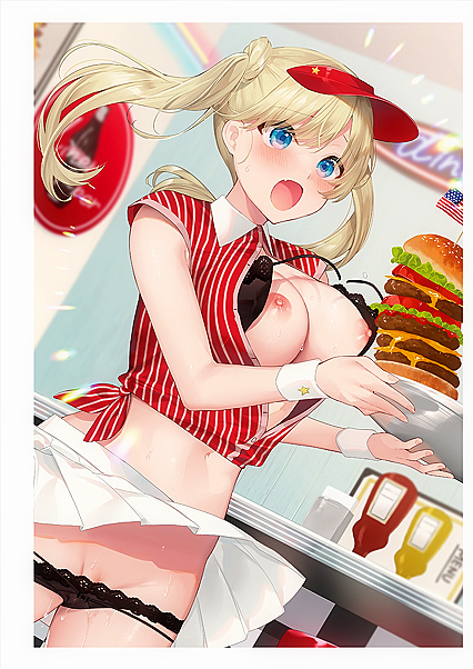 Horny as Fuck Waitress Serves Up Steamy HEntAI Pic for Your Viewing Pleasure