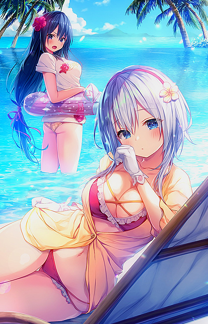 Hentaified Mari Fucking Her Bestie in Red-Hot Lesbian Action