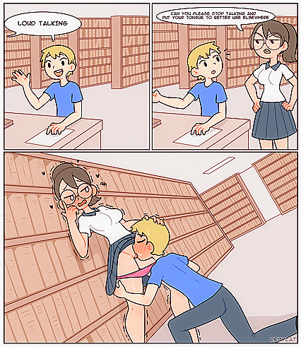 Shhh! Busty Librarian Gets Fucked Hard In The StacksByHerself