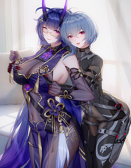 Hentaified Meat Skewering - The Lezzie Way featurin’ Mega-Load Dump on Ravishing Redhead