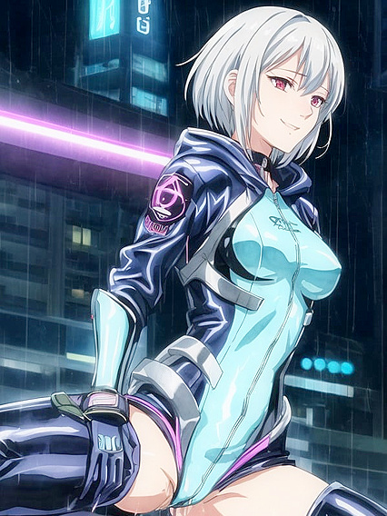 White Jeannes Shorts in Sci-Fi hentai Adventures for Intense Pleasure