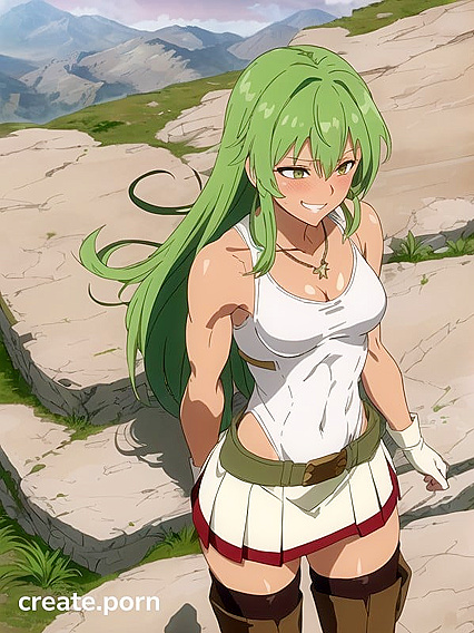 Small Breasts and Nylon Gloves - A Necklaced Beauty in Hentai Bliss