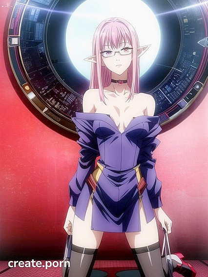 Busty Chick in Modern Cityscape Delves into Steamy 18+ Hentai AI Image