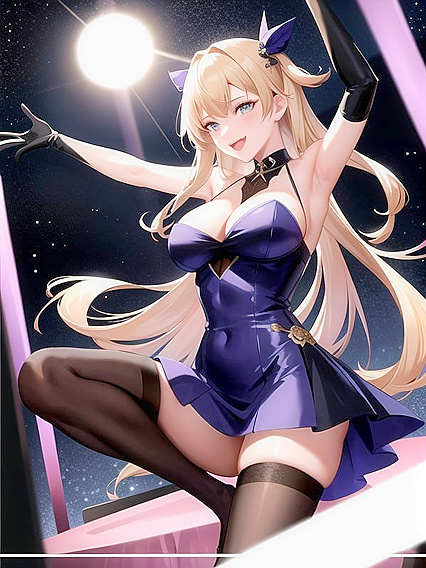 Cute Girl 18+ in Charming Dress Wallpaper for Steamy Hentai Adventures