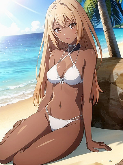 Tan Line Temptations - Beach hentai Where Sun Meets Desire