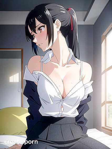 Ponytailed Bombshell with a Massive-Ass Cumsplattered in Hentai Glory