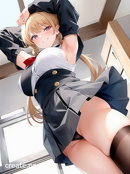 Big-Busted Student in Mini Skirt Seduces Her Teacher in ClassROOM Hentai Fantasy