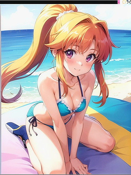 Teen 18+ Beauty in Bikini Dives into Blissful Hentai Adventures