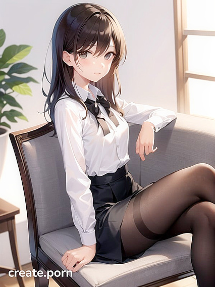 Skinny Chick Over 20 Presents Her Feet in Seductive Hentai AI Image