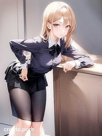 Sexy Small-Brested Teacher Takes On Multiple Students in Steaming Hentai AI Image