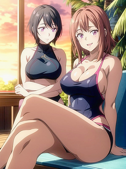 Sunny's Thick Black Hair Adds Seductive Charm to Her Hentai Adventures