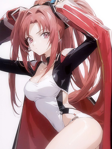 Sharp Colors and Stylish Animation in S-Anime Hentai AI Image