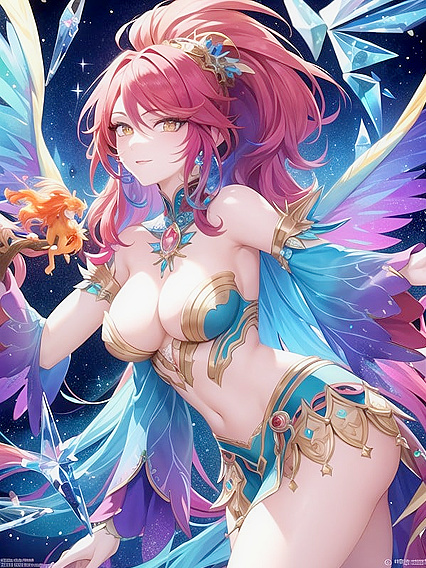 Luminescent Plant Magic Landscapes in High-Res Hentai Close-Ups