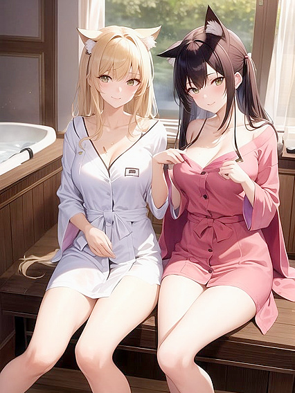 Luxury Bath Time - Professional Photoshoot in a Steamy Bathroom with Aromatic Candles