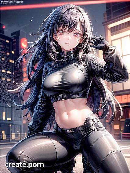 Intense Gazes - Badass Women Staring into the Camera for Erotic Hentai Pleasure