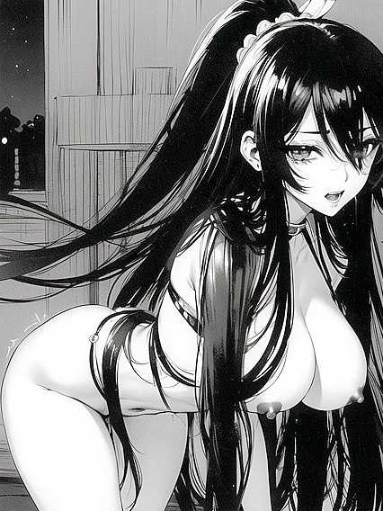 Mind-Blowing Orgasms with Tiny 18+ Asses in Classic B&W Manga Hentai