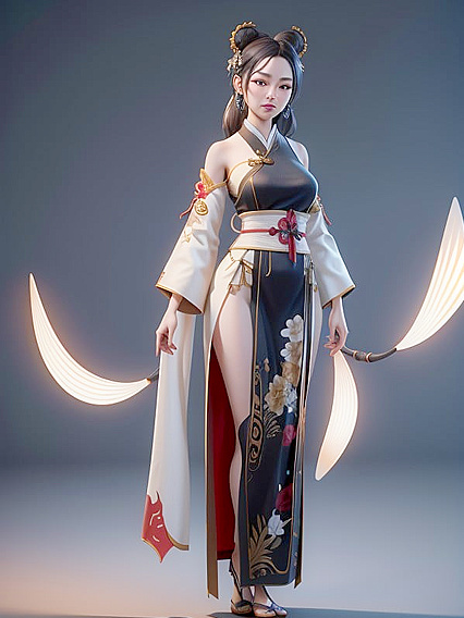 Bare-Footed Beauty in Traditional Hanfu Delves into Seductive Hentai Fantasies