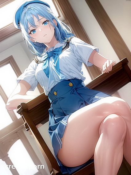 Skinny Teen 18+ Goddess in Ultra-High Res Hentai AI Image