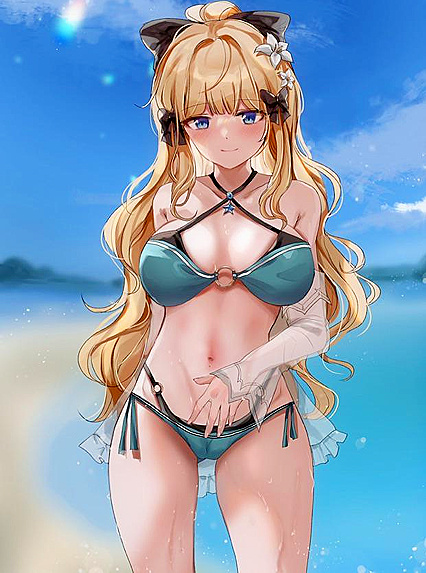 Horny Bitches Get Wet n Wild on Summer Fuckin’ Sandbar - Hentaicontents