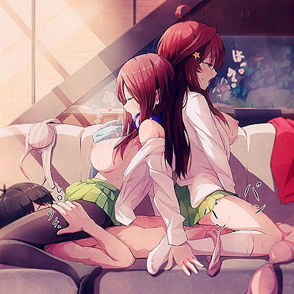 Hentaified Miku & Itsuki Getting Down to Business in XXX Lessons