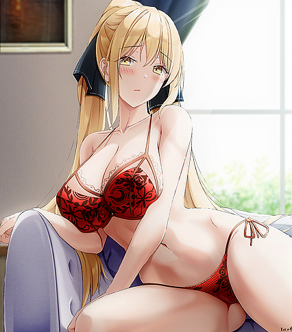 Hella Hot Blondie Gettin’ Freaky as Fuck on Red Sheets