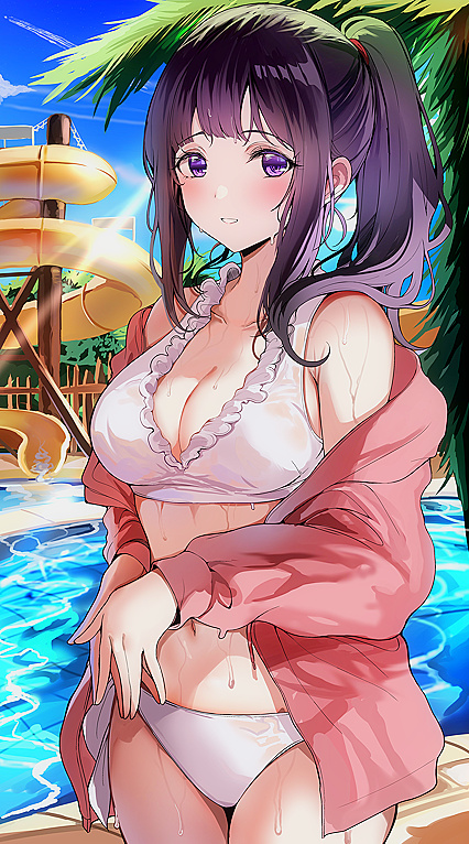 Dripping wet hottie Chita gets dicked down by her poolside papi in steamy XXX action!