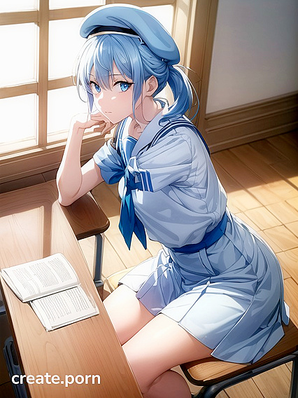 Bored with Tiny 18+ Tits and Petite Ass Seduces in Classroom Hentai