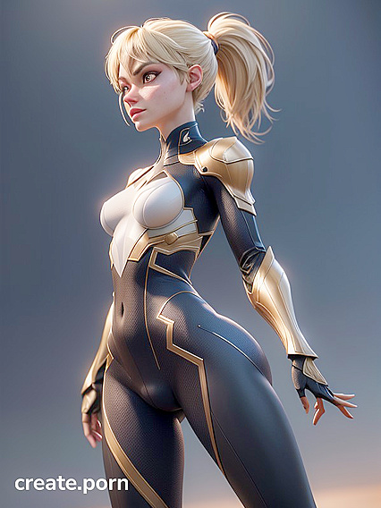 Ghost Spider Takes on Villains in Steaming 3D Super Hero Hentai AI Image