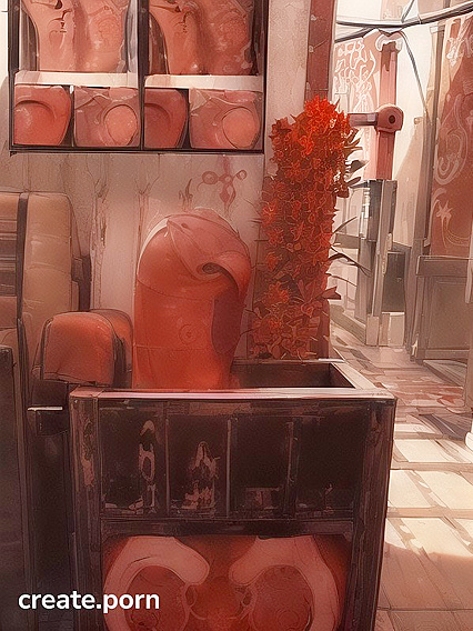 Disfigured Mutant with Complex Tattoos and Inaccurate Limbs in Hentai AI Image