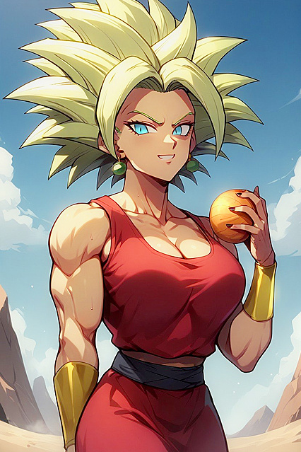 Kefla from Dragon Ball Super in Intense Hentai AI Image