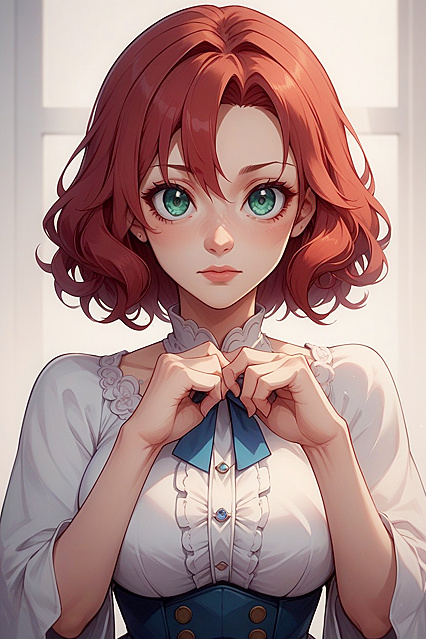 Lovely Anime Chick with Big Eyes EnjoyingMind-Bending Hentai Pleasure